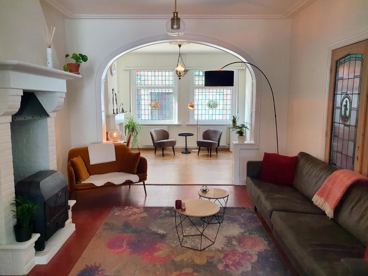 Trendy, Authentieke Woning Met Groot Terras En Tuin Villa Брюж Екстериор снимка